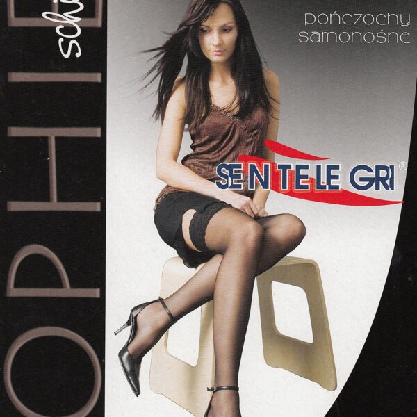Exclusive Hold-ups by Sentelegri "SOPHIE" -20 Denier - 9cm Deep Lace Top