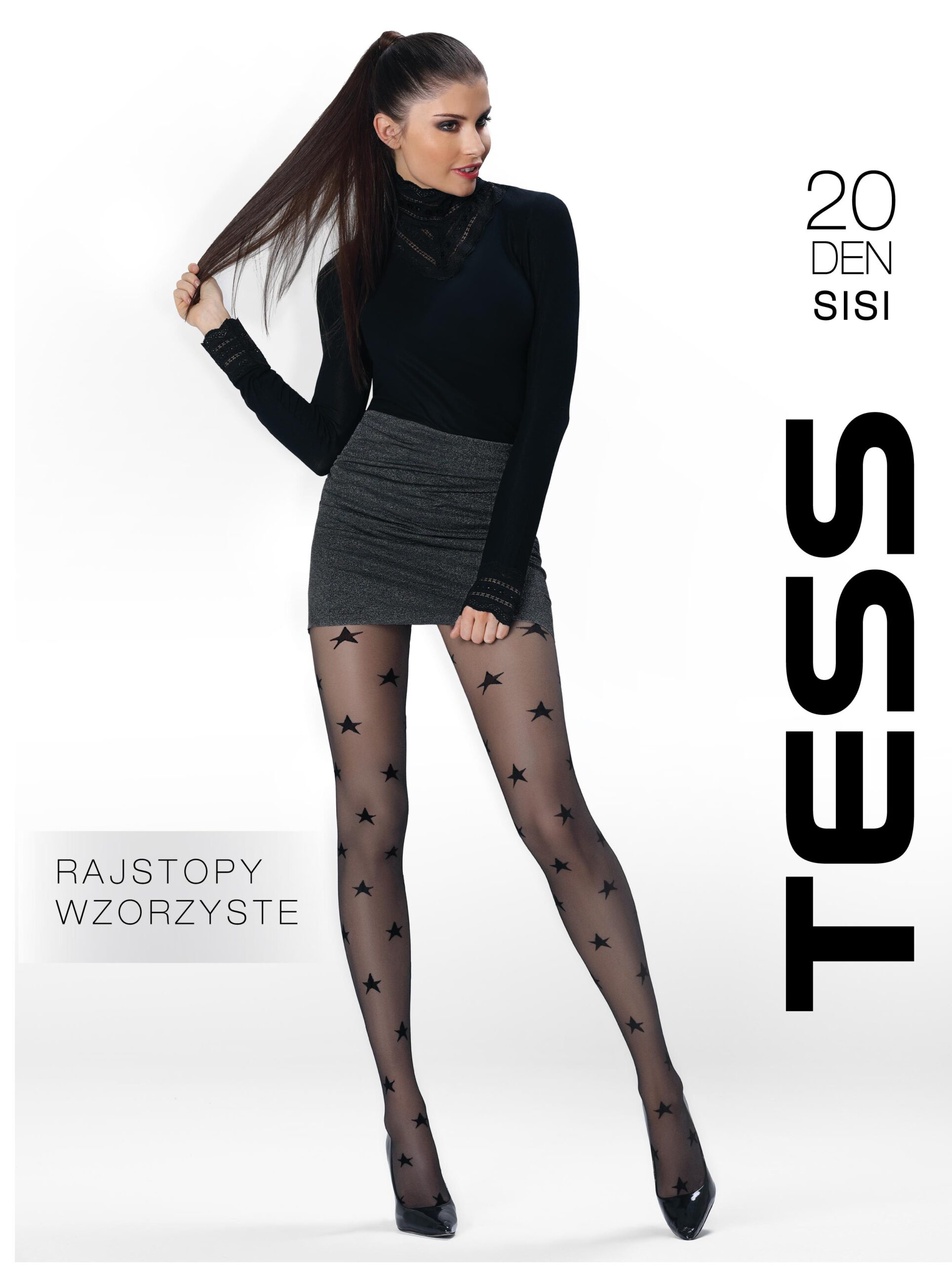 Sexy Ladies Fashion Design Stars Patterned Tights By Gajatex "SISI"